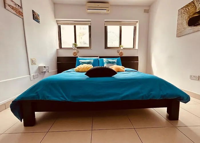 Bright And Quiet Escape In Malta! Lägenhet *